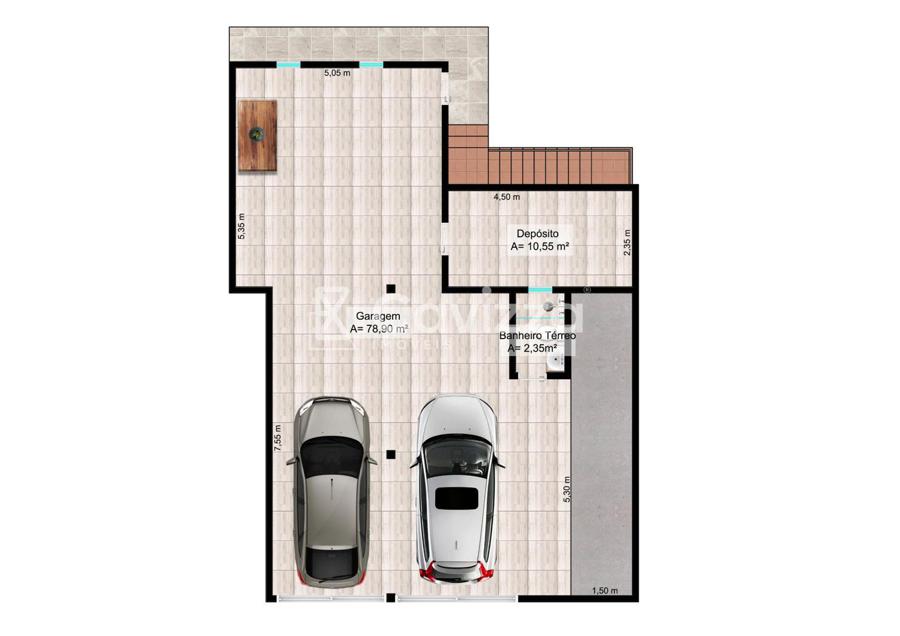 PLANTA HUMANIZADA PAVIMENTO TÉRREO