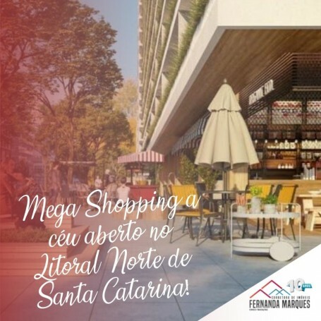 Empresa projeta mega shopping a cu aberto no Litoral Norte de Santa Catarina