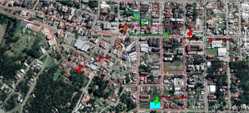 Localização do Ed. Canella Florida