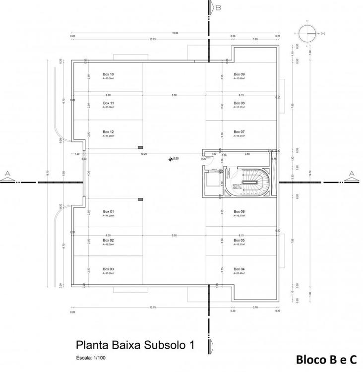 Subsolo 01 - Bloco B e C