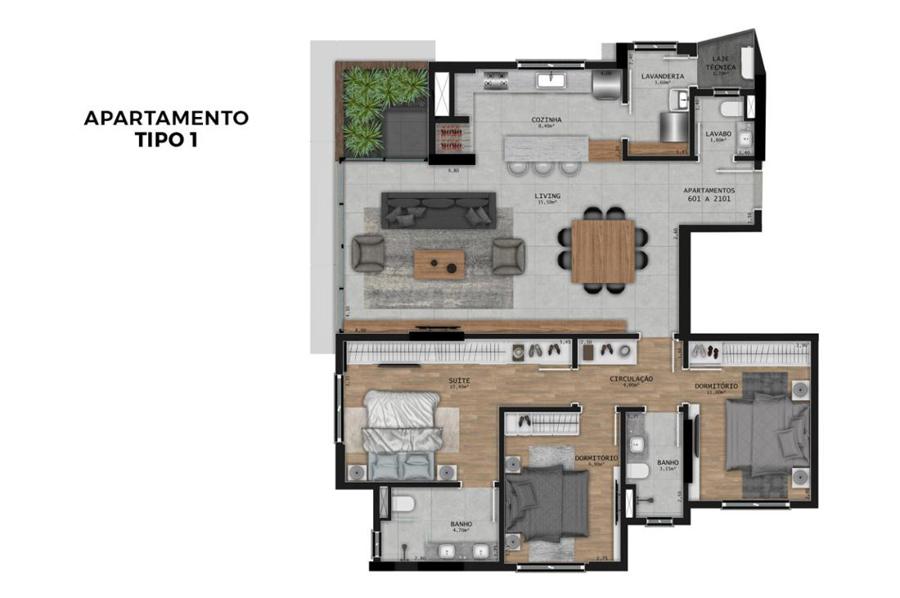 Melissa, Apartamento - Padrão - Fragata - Pelotas R$ 700.000,00